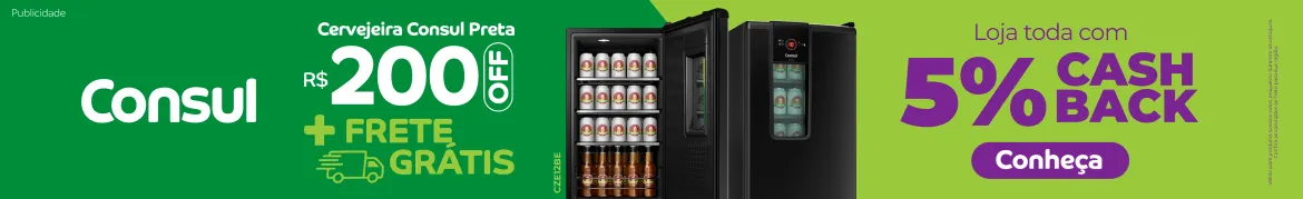 CONSUL - COM 5% DE CASHBACK