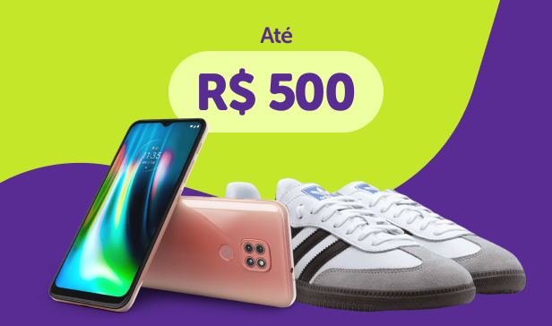 Até R$ 500