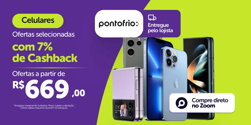 PONTOFRIO MKP - É HORA DE ECONOMIZAR COM 7% DE CASHBACK! - 07/04