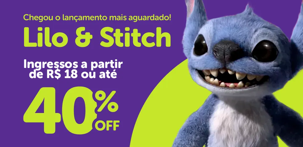 EASYLIVE - GARANTA SEU INGRESSO PARA LILO & STITCH A PARTIR DE R$18 OU ATÉ 40%OFF