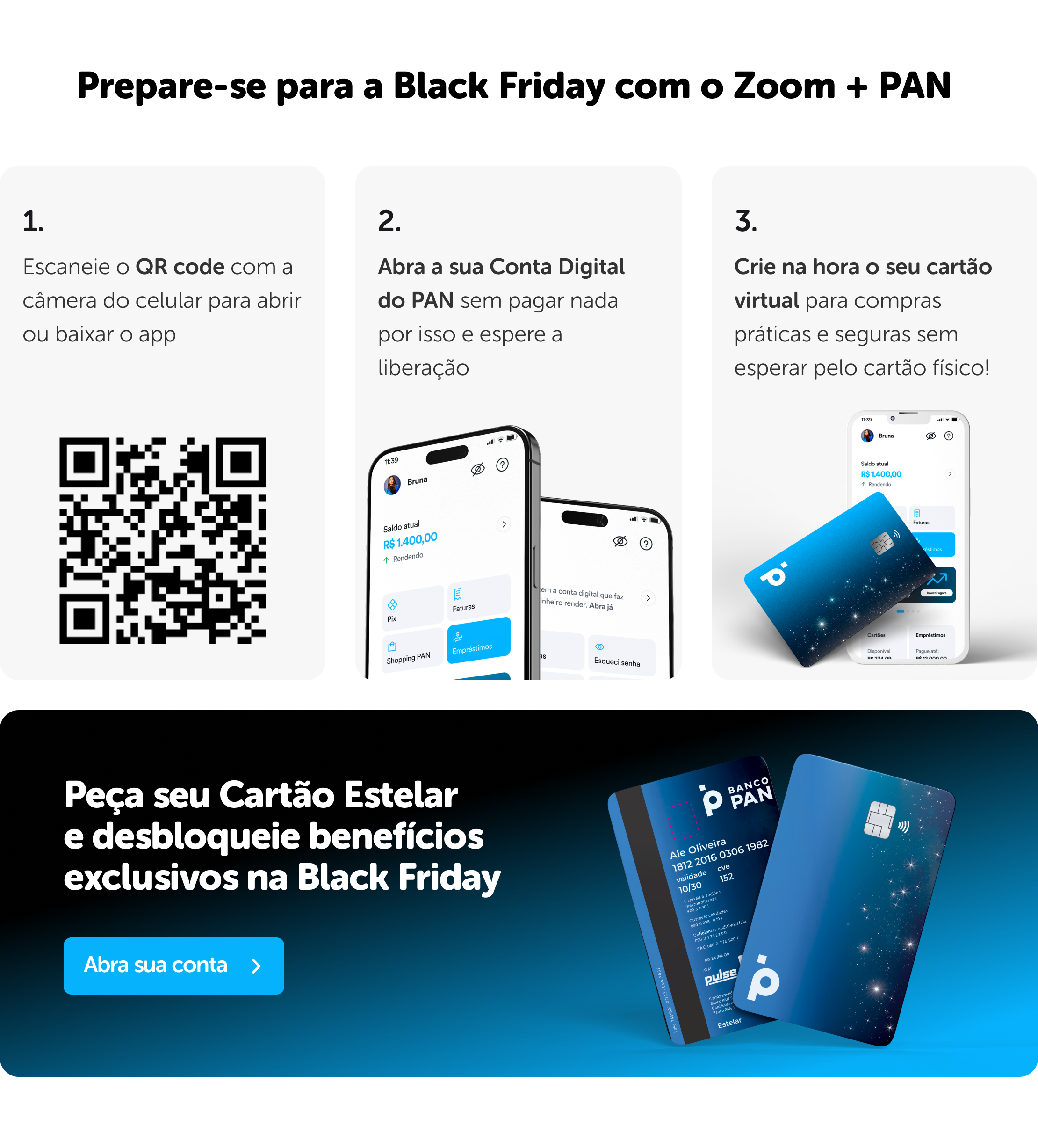 Conta digital gratuita com limite especial no cartão