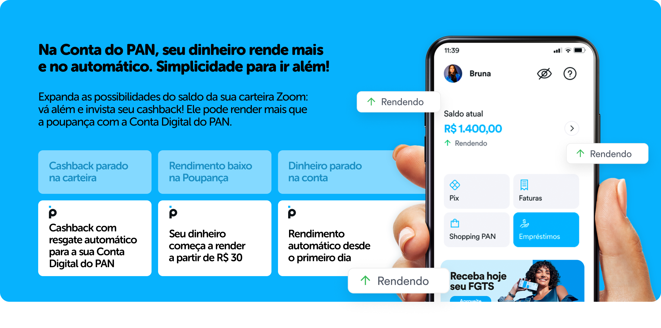 Conta digital gratuita com limite especial no cartão