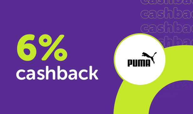 Tem cashback Puma