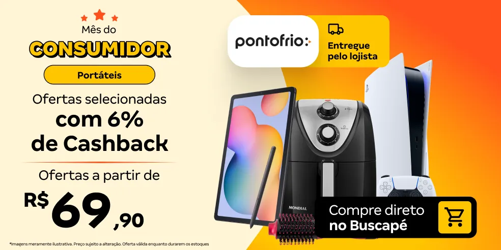 CASAS BAHIA MKP - É HORA DE ECONOMIZAR COM 8% DE CASHBACK! - 26/03
