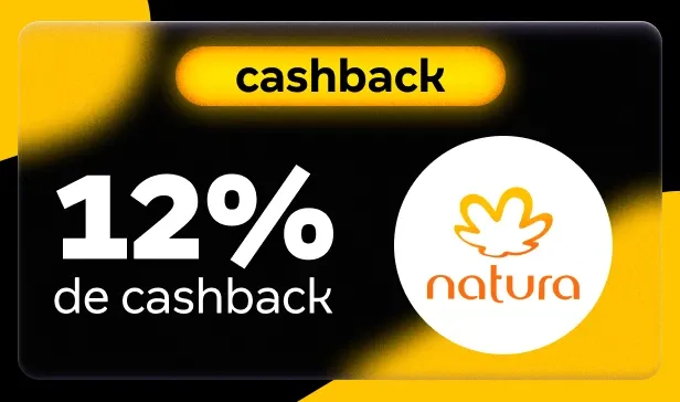 Tem cashback Natura