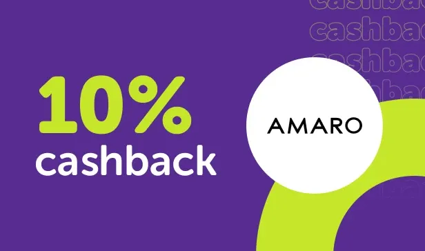 Tem cashback Amaro