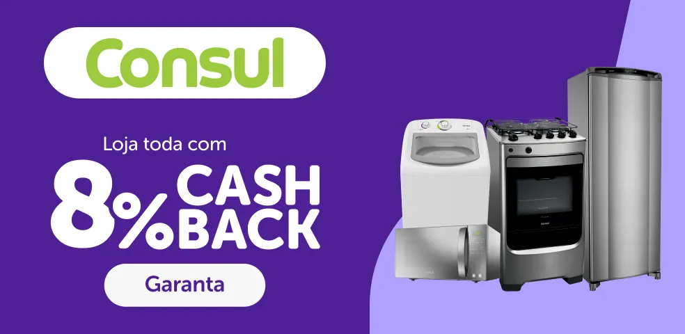 CONSUL - 8% CASHBACK - 17 a 19/08
