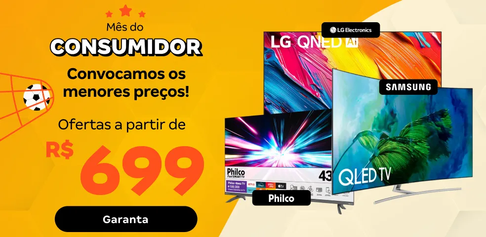 BUSCAPÉ - TVS NO MÊS DO CONSUMIDOR NO BUSCAPÉ! - 16 a 31/03 