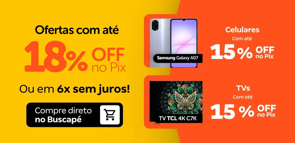 BUSCAPÉ MKP -  SELEÇÃO DE OFERTAS COM ATÉ 18%OFF NO PIX!! - 10 a 23/08