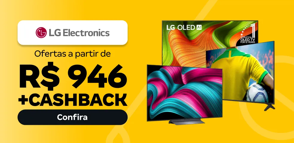 BUSCAPÉ - SELEÇÃO DAS MELHORES OFERTAS DE TVS LG A PARTIR DE R$ 946 - 13 a 16/04
