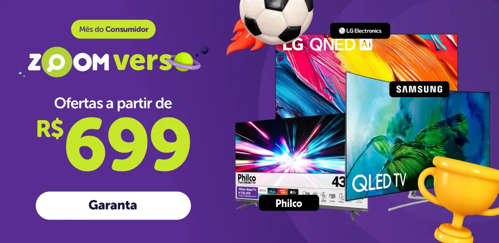 ZOOM - TVS NO MÊS DO CONSUMIDOR NO ZOOM! - 16 a 31/03