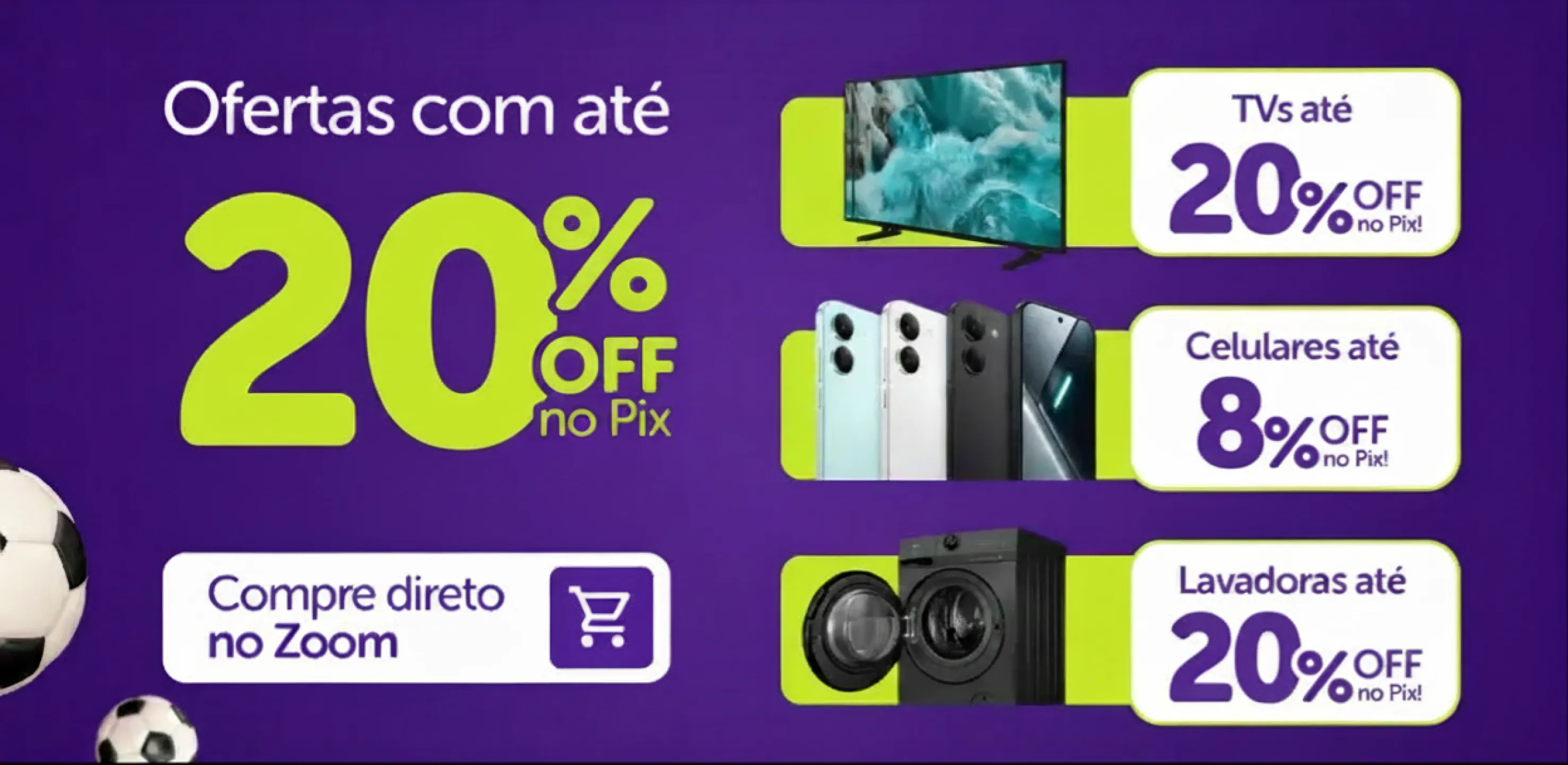 ZOOM MKP - SELEÇÃO DE OFERTAS COM ATÉ 20%OFF NO PIX!! - 08 a 12/07