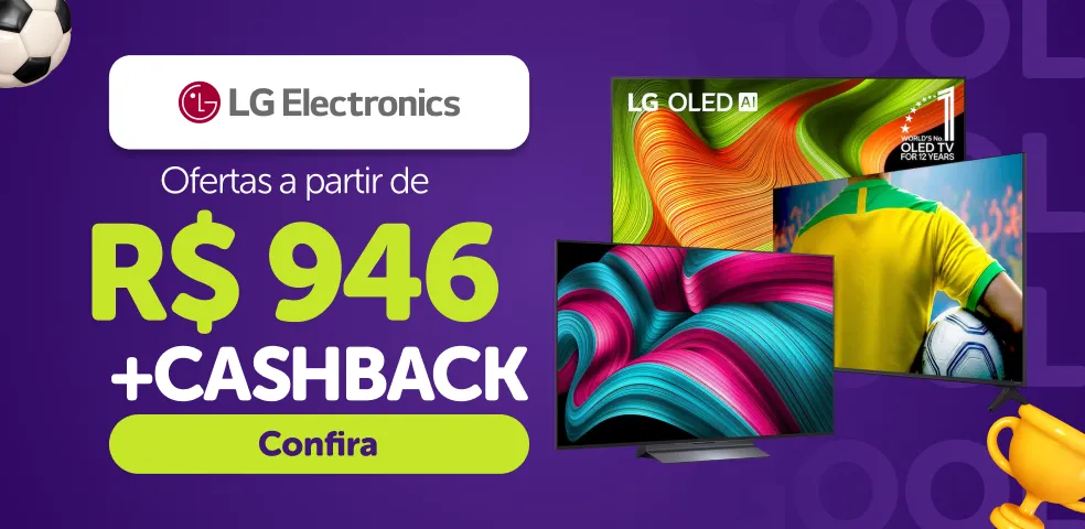 ZOOM - SELEÇÃO DAS MELHORES OFERTAS DE TVS LG A PARTIR DE R$ 946 - 13 a 16/04