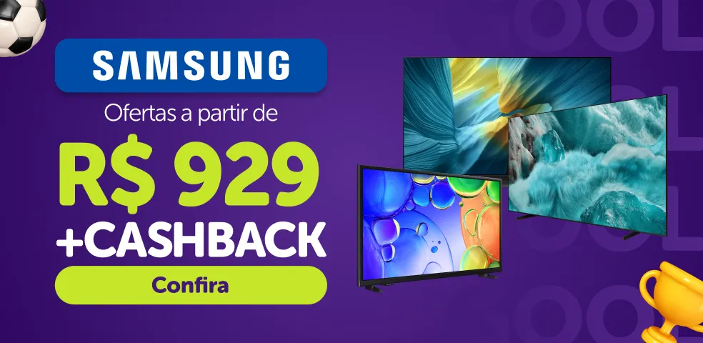 ZOOM - SELEÇÃO DAS MELHORES OFERTAS DE TVS SAMSUNG A PARTIR DE R$ 929 - 18 a 19/04