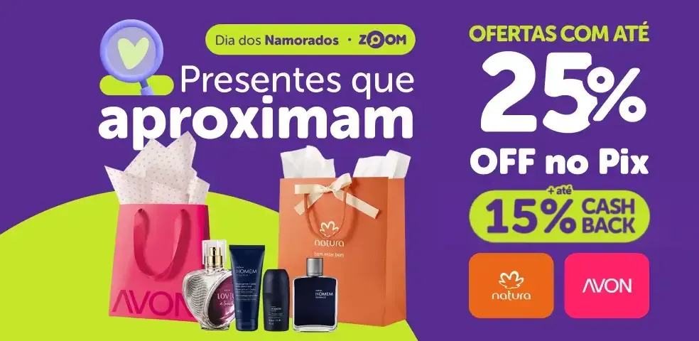 ZOOM - BELEZA E SAUDE NOS DIA DOS NAMODAROS COM ATÉ 25%OFF NO PIX + ATÉ 15% DE CASHBACK! - 06 a 0...