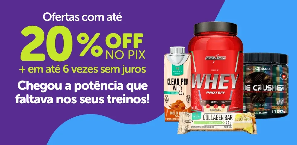SUPLEMENTOS - SUA BUSCA POR RESULTADOS COMEÇA AQUI COM 20%OFF NO PIX!