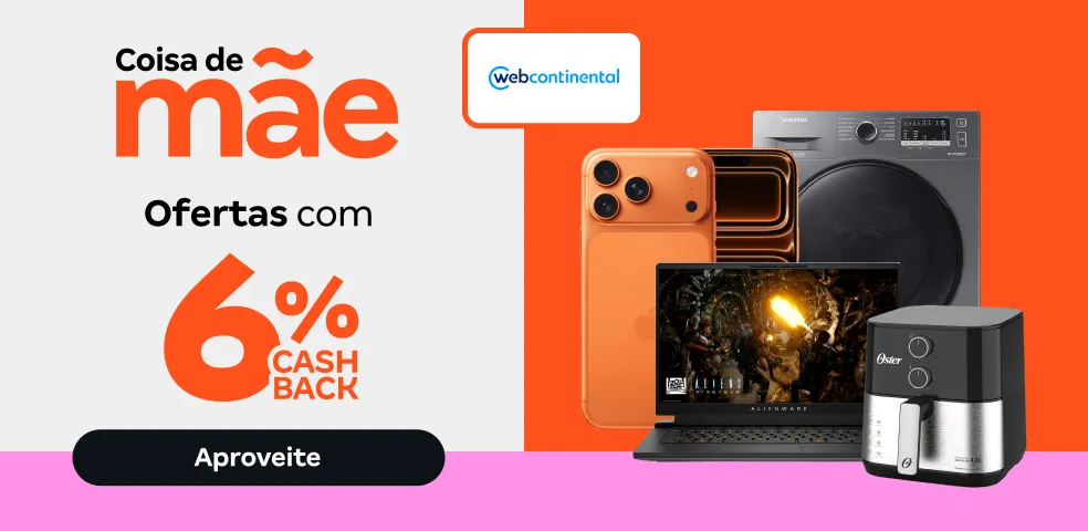 WEBCONTINENTAL - 6% DE CASHBACK! - 26/04