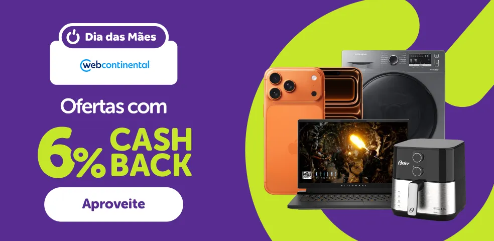 WEBCONTINENTAL - 6% DE CASHBACK! - 26/04