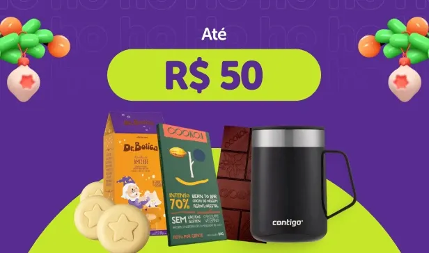 Presente até 50 reais 