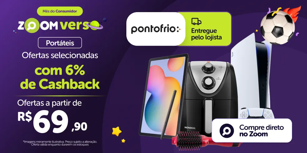 PONTOFRIO MKP - É HORA DE ECONOMIZAR COM 6% DE CASHBACK! - 25/03